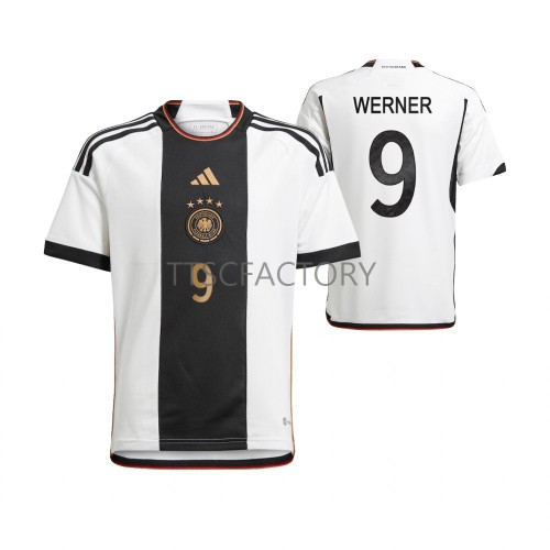 Njemačka Timo Werner 9 Dres Domaći Svjetsko prvenstvo 2022 Kratkih Rukava Njemačka Timo Werner 9 Dres Domaći Svjetsko prvenstvo 2022 Kratkih Rukava